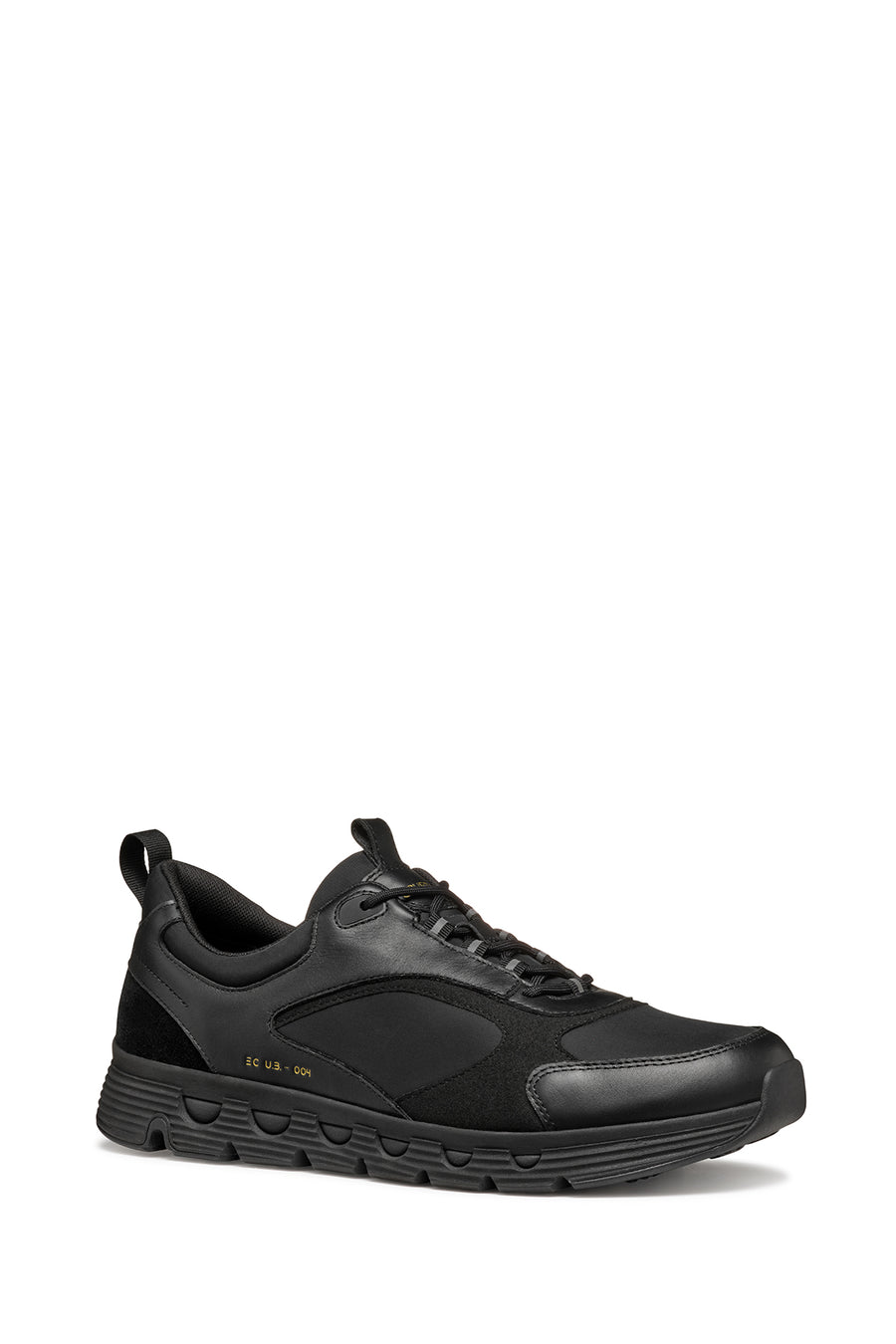 Geox Men's Black U Spherica Ecub-4 Lace-Up Sneaker