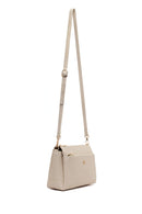 Woman Cream Printed Long-Strap Crossbody Bag | Derimod