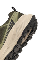 Derimod Dry Men Khaki Lace-Up Thick-Soled Fabric Sneaker | Derimod