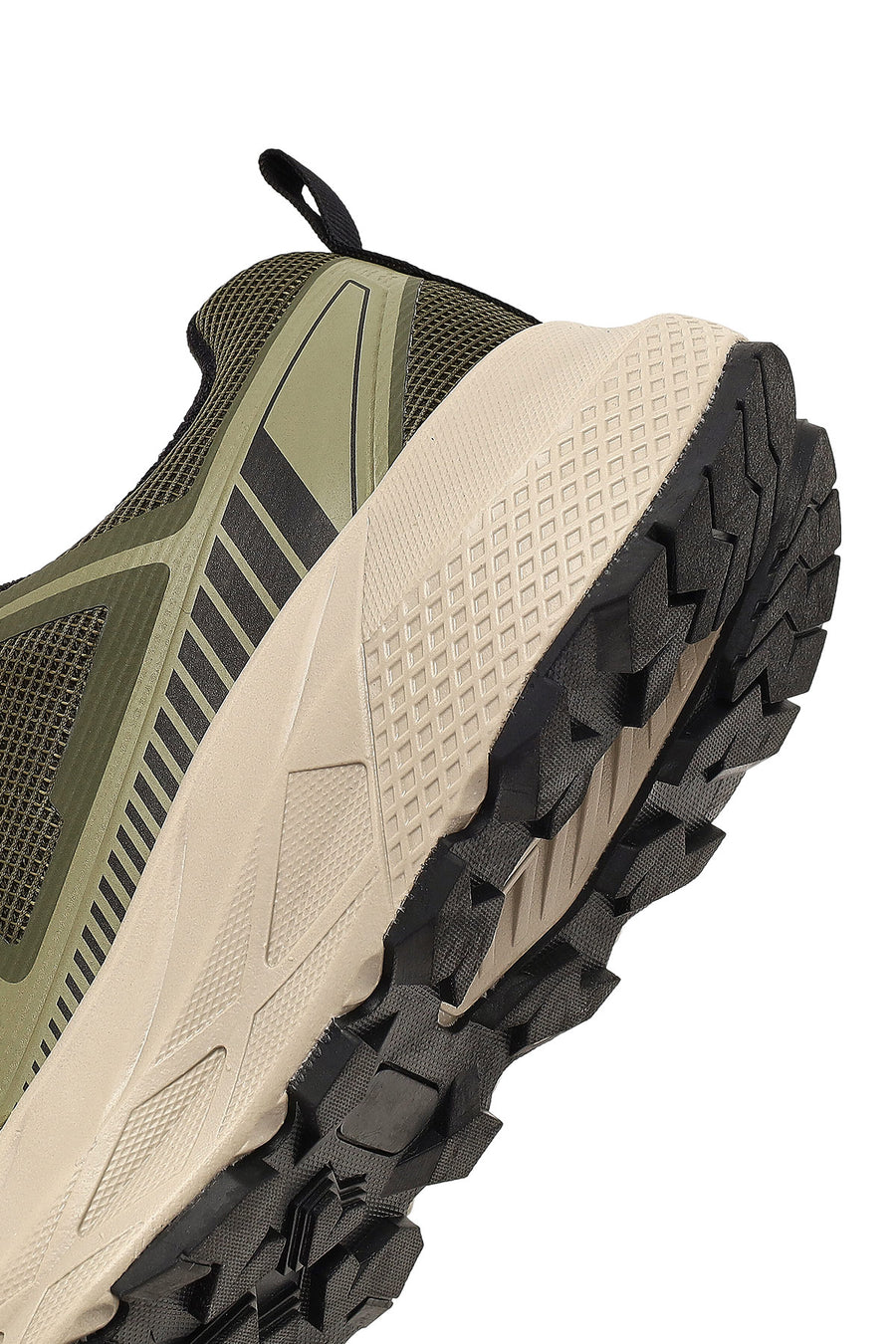 Derimod Dry Men Khaki Lace-Up Thick-Soled Fabric Sneaker