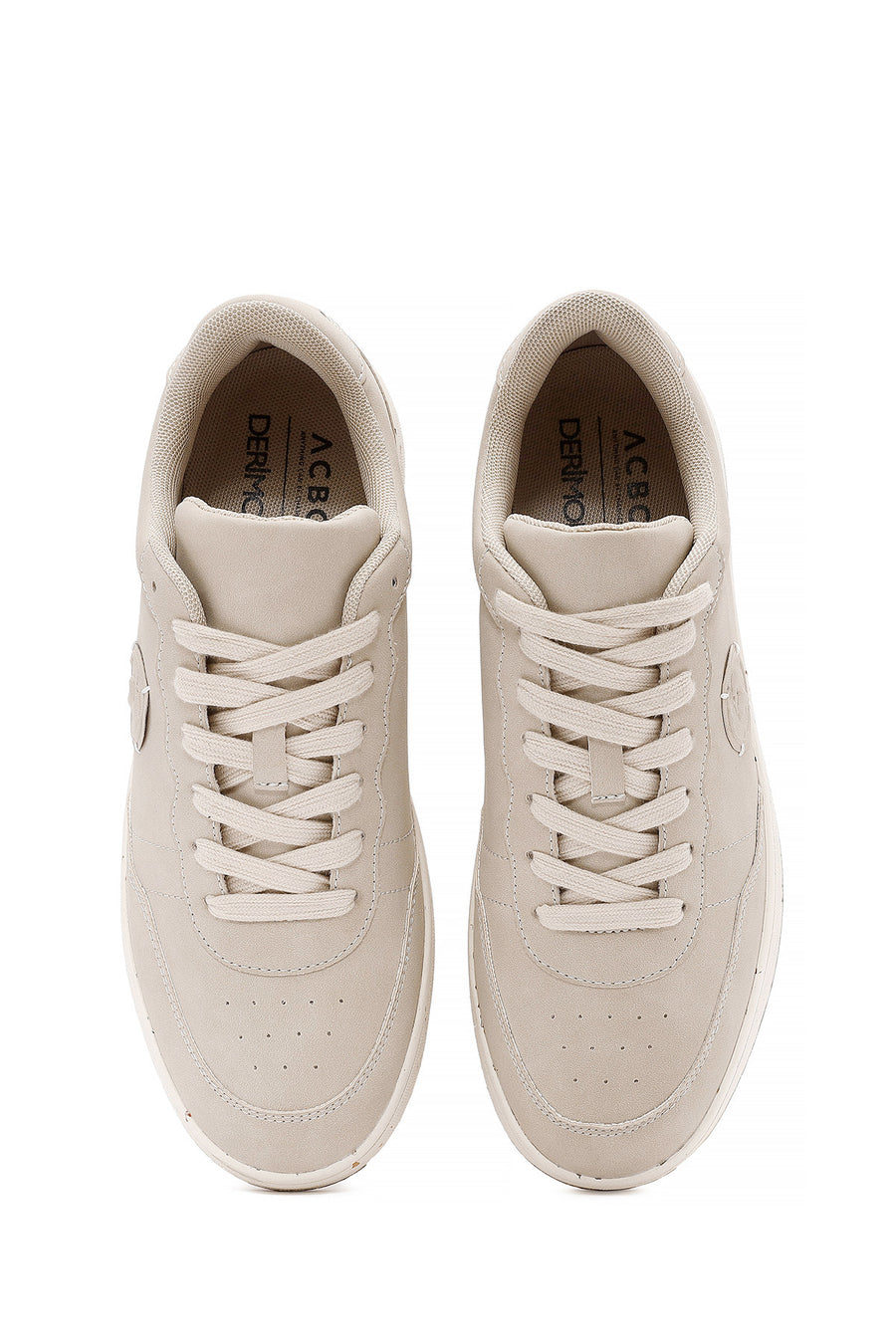 ACBC x Derimod Erkek Bej Bağcıklı Süet Sneaker