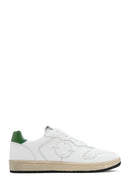 ACBC x DERİMOD Kadın Beyaz Bağcıklı Deri Sneaker | Derimod