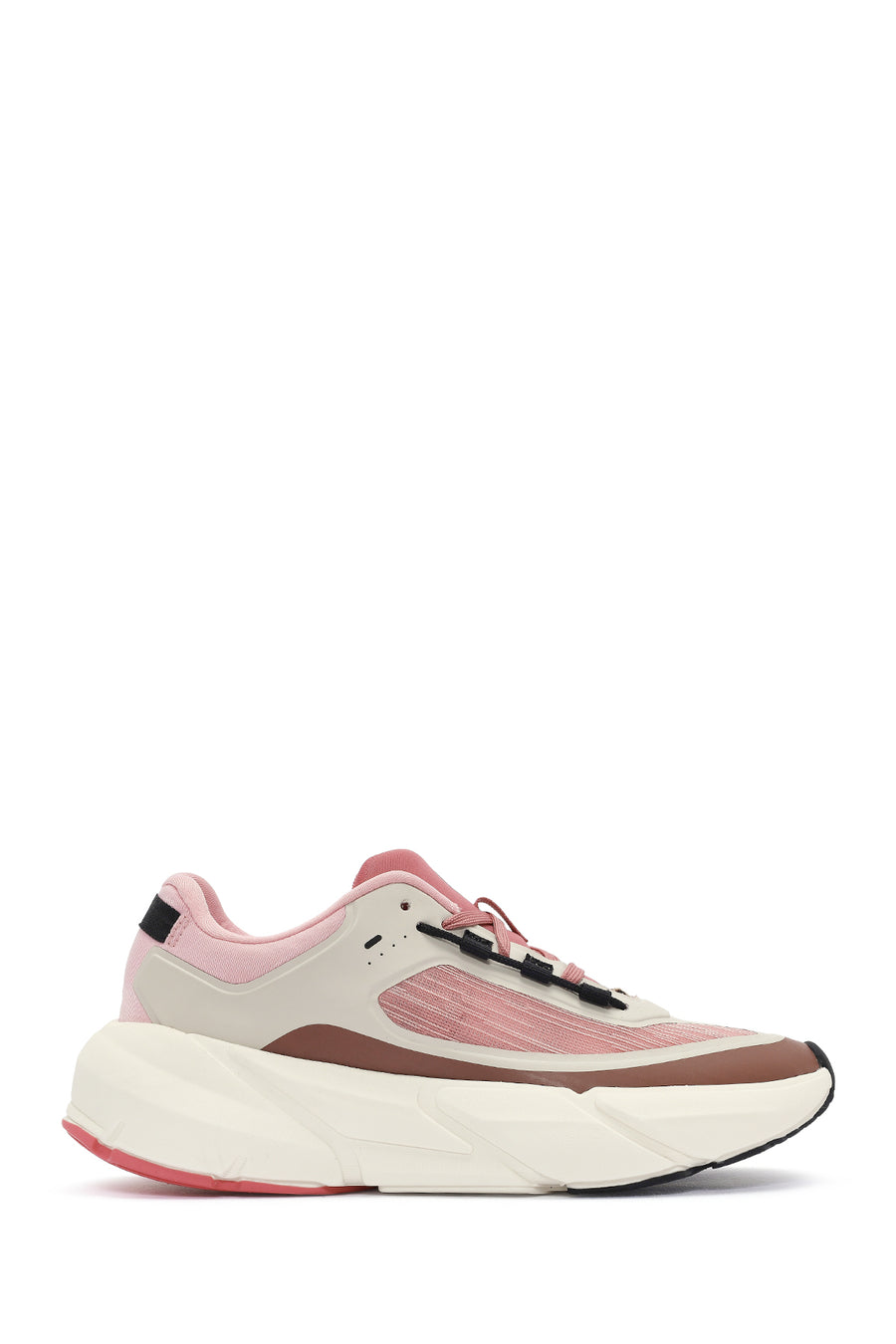 ACBC x DERİMOD Kadın Pembe Bağcıklı Kalın Tabanlı Sneaker 25SFD43516F | Derimod