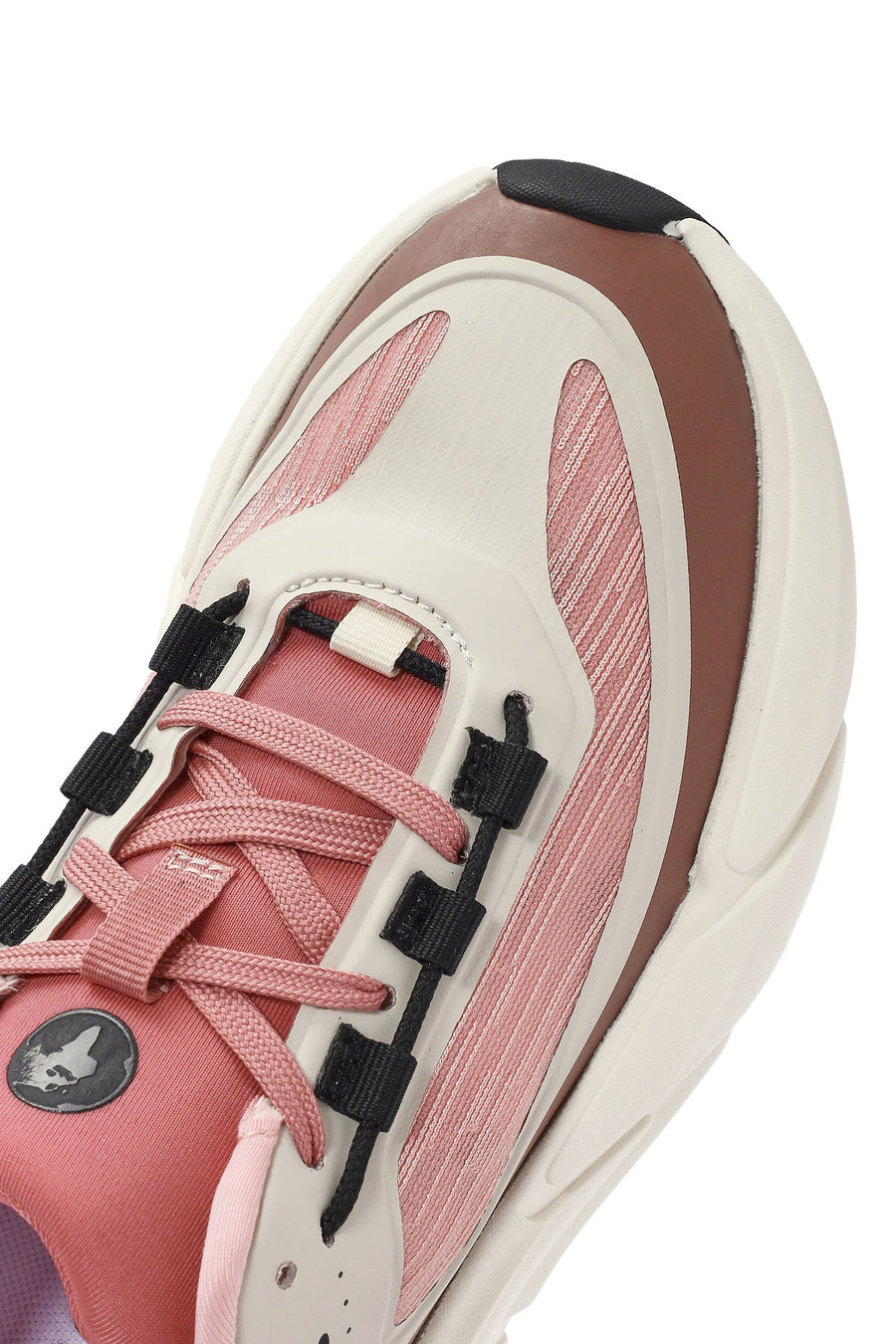 ACBC x DERİMOD Kadın Pembe Bağcıklı Kalın Tabanlı Sneaker