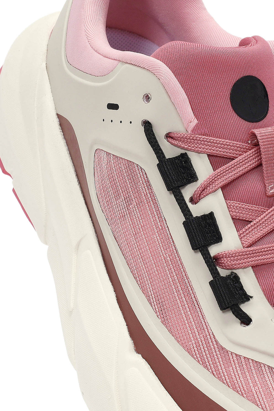 ACBC x DERİMOD Kadın Pembe Bağcıklı Kalın Tabanlı Sneaker