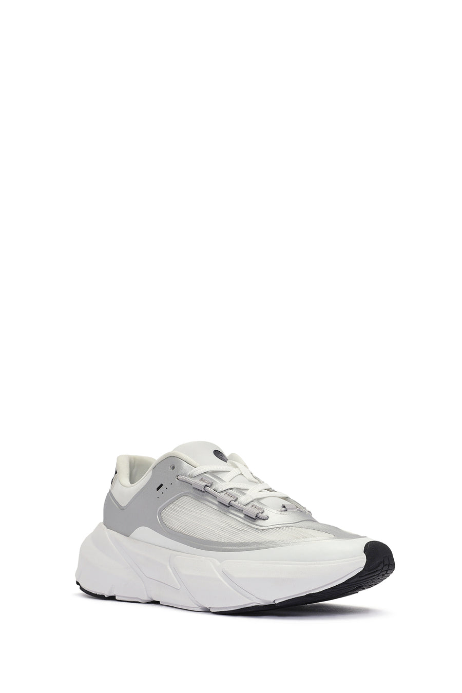 ACBC x DERİMOD Kadın Beyaz Bağcıklı Kalın Tabanlı Sneaker