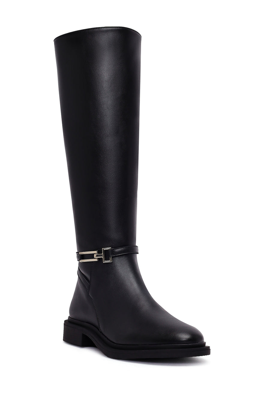 Woman Black Zip Closure Boot
