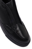 Men's Black Leather Sports Boots | Derimod