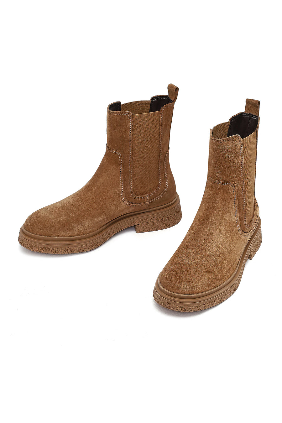 Women's Mink Suede Leather Chelsea Boot