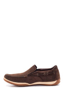 Men's Leather Nubuck Loafer | Derimod