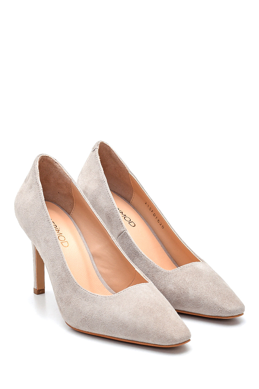 Women's Suede Leather Heeled Shoes