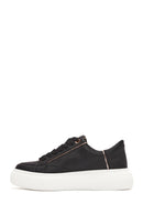 ACBC x Derimod Women's Black Lace-Up Chunky Sole Sneakers | Derimod