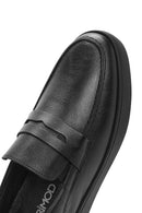 Men's Black Leather Casual Loafer | Derimod