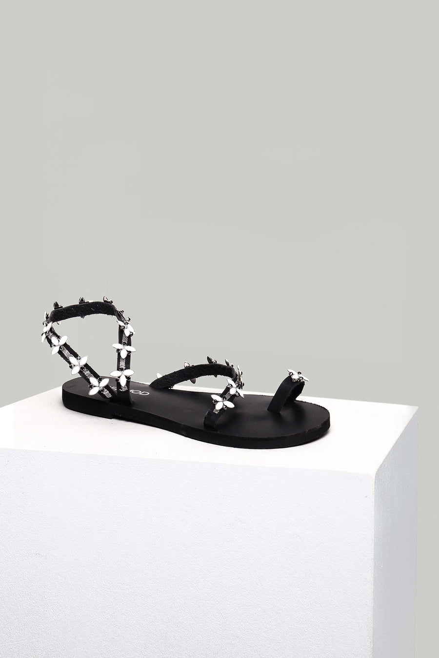 Women's Stone Detailed Sandals 18SFE203218 | Derimod