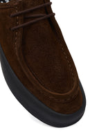 Men's Brown Lace-Up Suede Leather Casual Shoes | Derimod