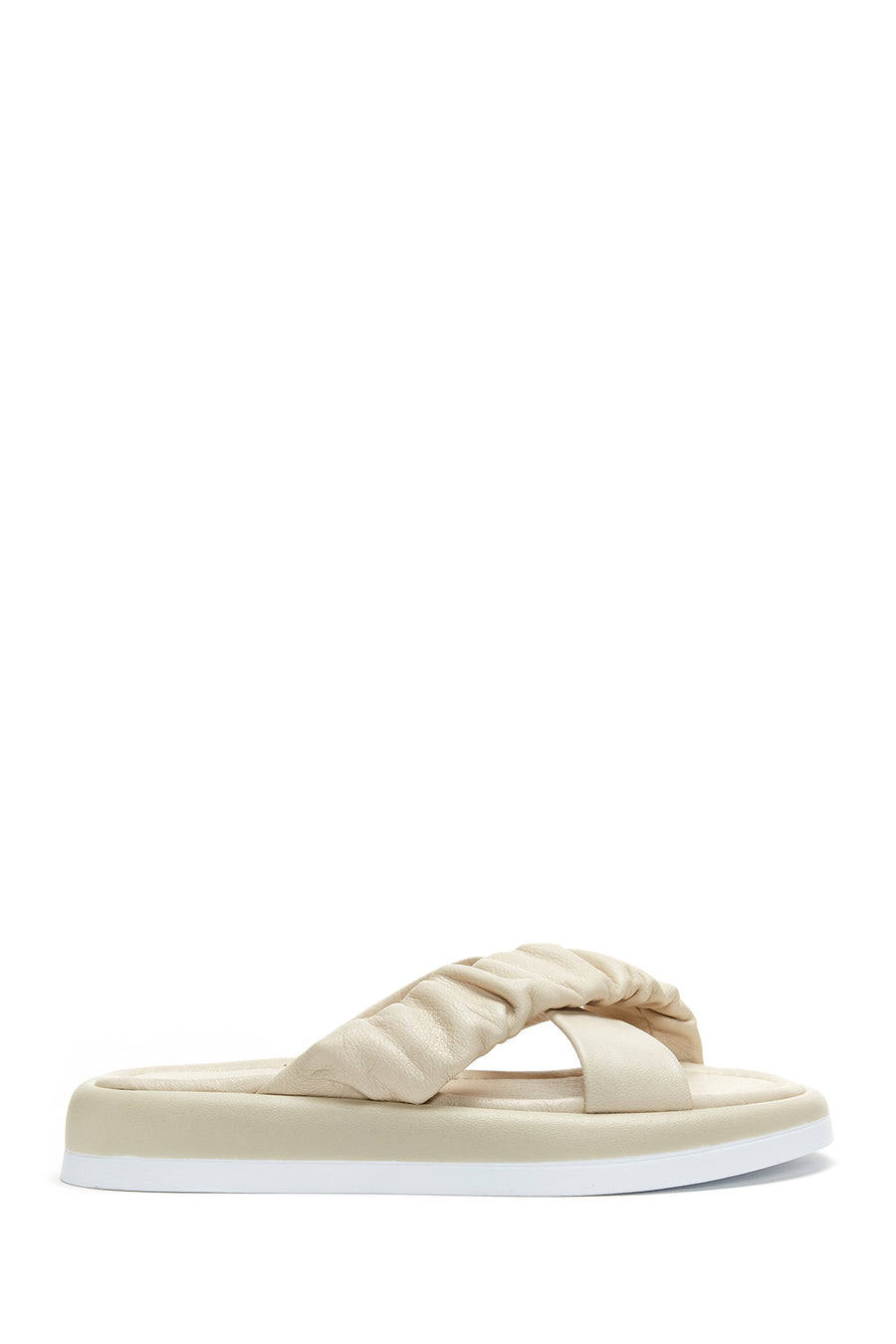 Women's Leather Comfort Slippers 22SFD361818 | Derimod