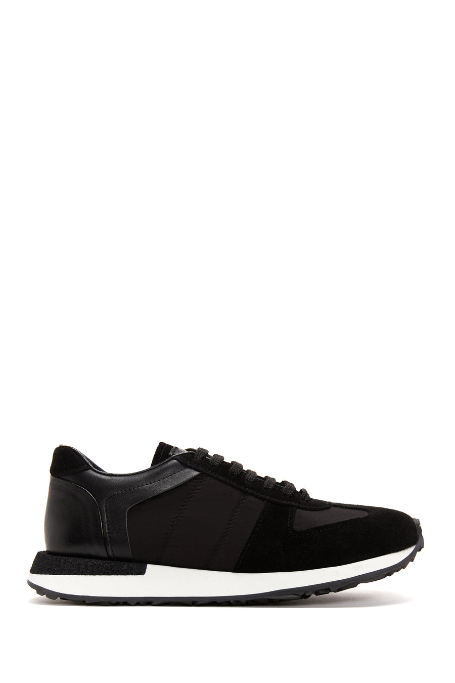 Erkek Siyah Süet Detaylı Sneaker 22SFD615614 | Derimod