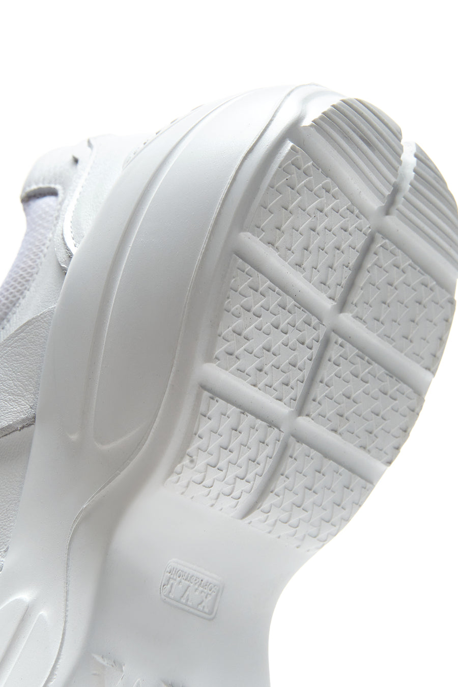Women's Leather High Sole Sneaker