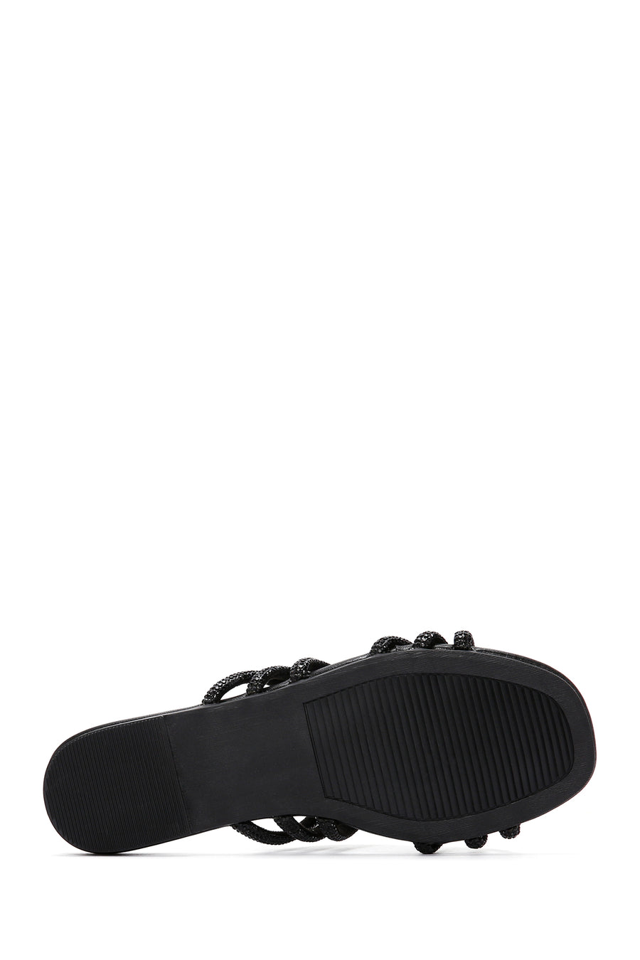Women's Black Stone Slippers