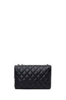 Woman Black Chain Strap Quilted Shoulder Bag | Derimod