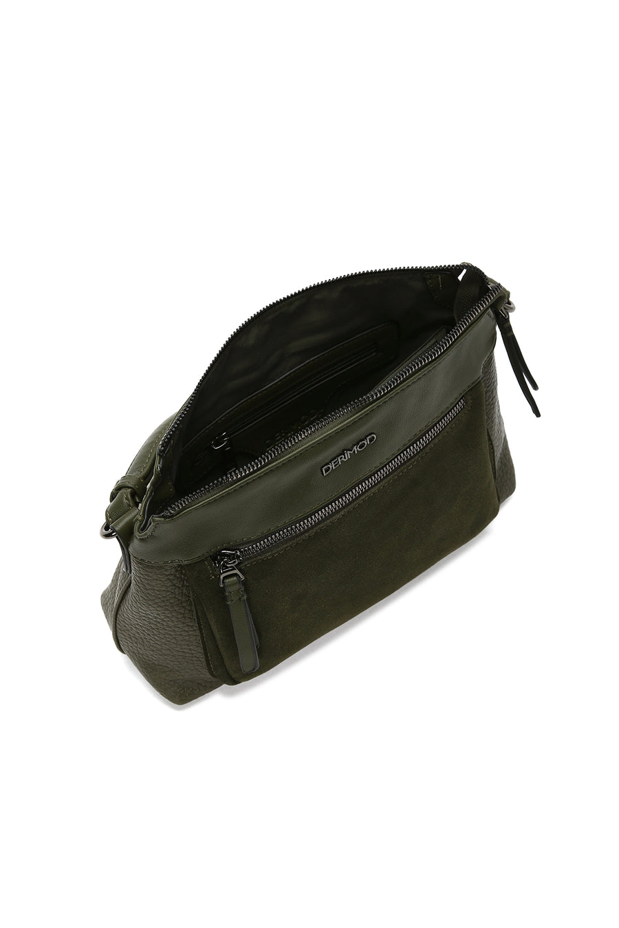 Women's Khaki Long Strap Crossbody Bag