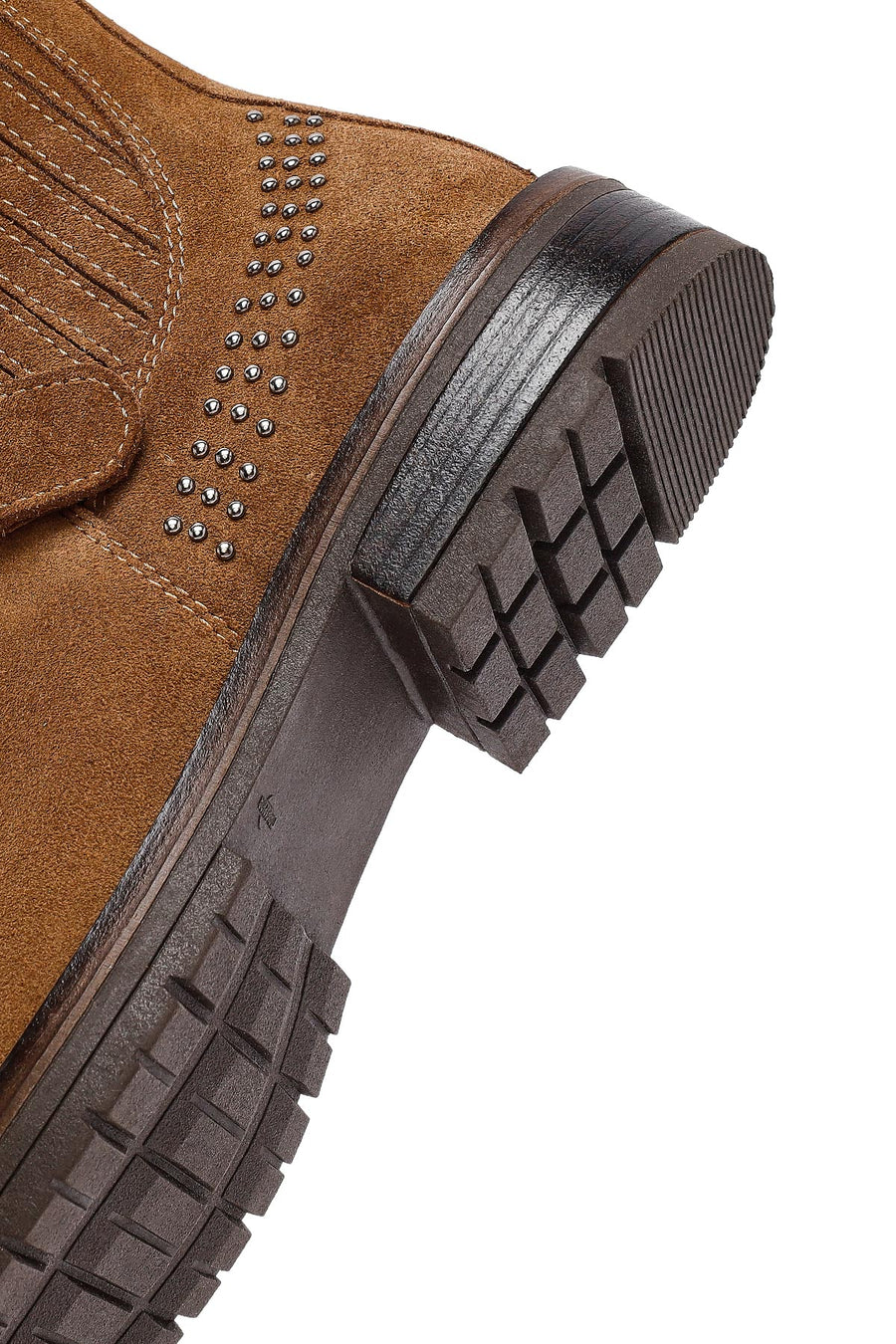 Woman Mink Suede Leather Chelsea Boots