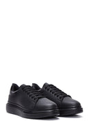 Men's Black Thick Soled Sneaker | Derimod