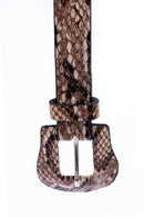 Women's Crocodile Patterned Belt | Derimod