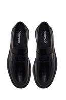 Erkek Siyah Tokalı Deri Casual Loafer | Derimod
