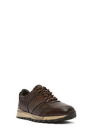 Men's Brown Lace-Up Leather Casual Sneaker | Derimod