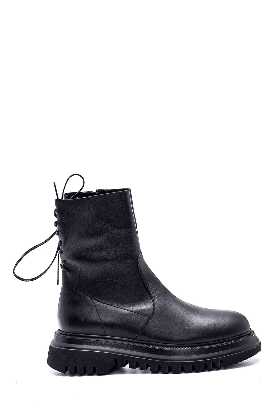 Women's Leather Lacing Detailed Boots 21WFD201818 | Derimod