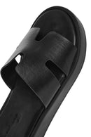 Women's Black Thick Soled Slippers | Derimod