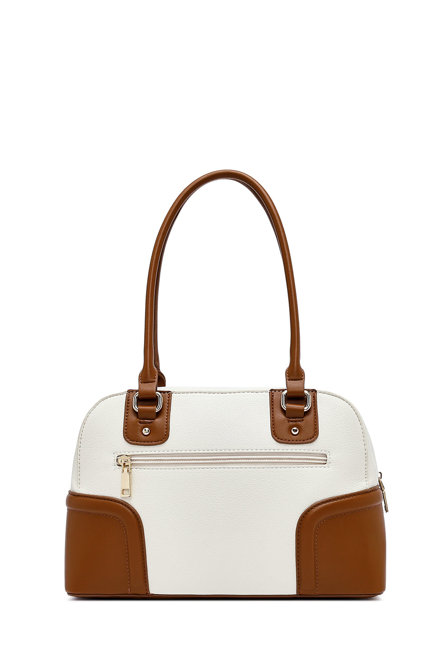 Women's Cream Accessory Detailed Shoulder Bag