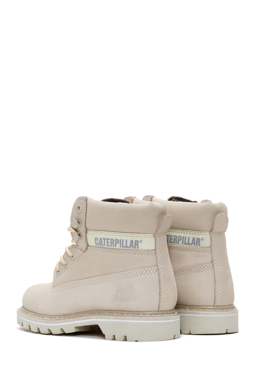 Caterpillar Women's Beige Nubuck Leather Colorado Boots