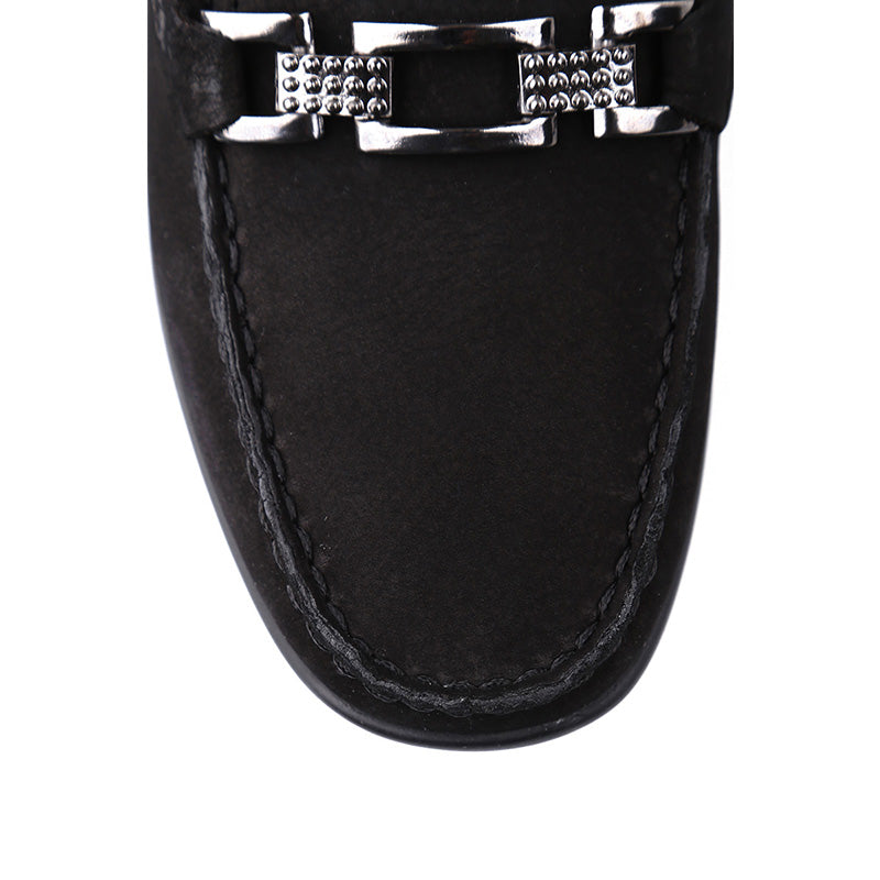 Buckle Suede Women's Loafer