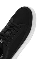 Men's Black Lace-Up Thick Sole Sneaker | Derimod