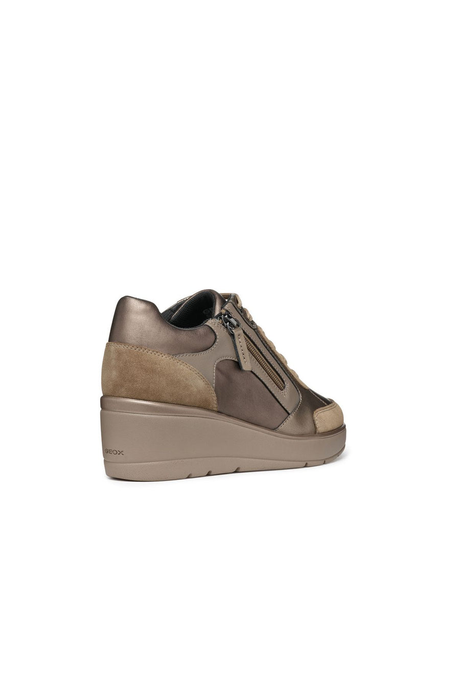 Geox Women's Mink Ilde Thick Soled Lace-Up Sneaker