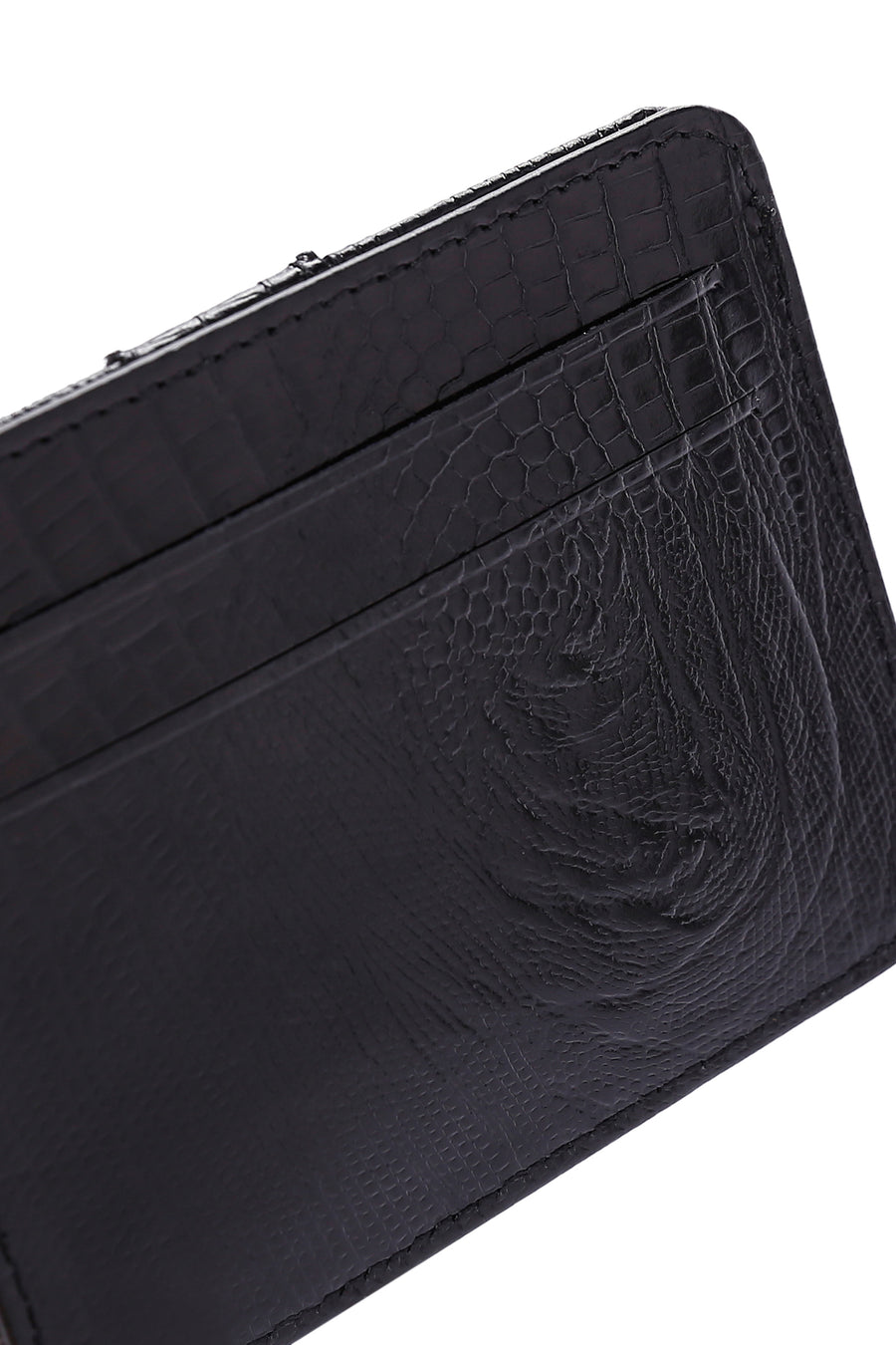 Men's Black Leather Card Holder