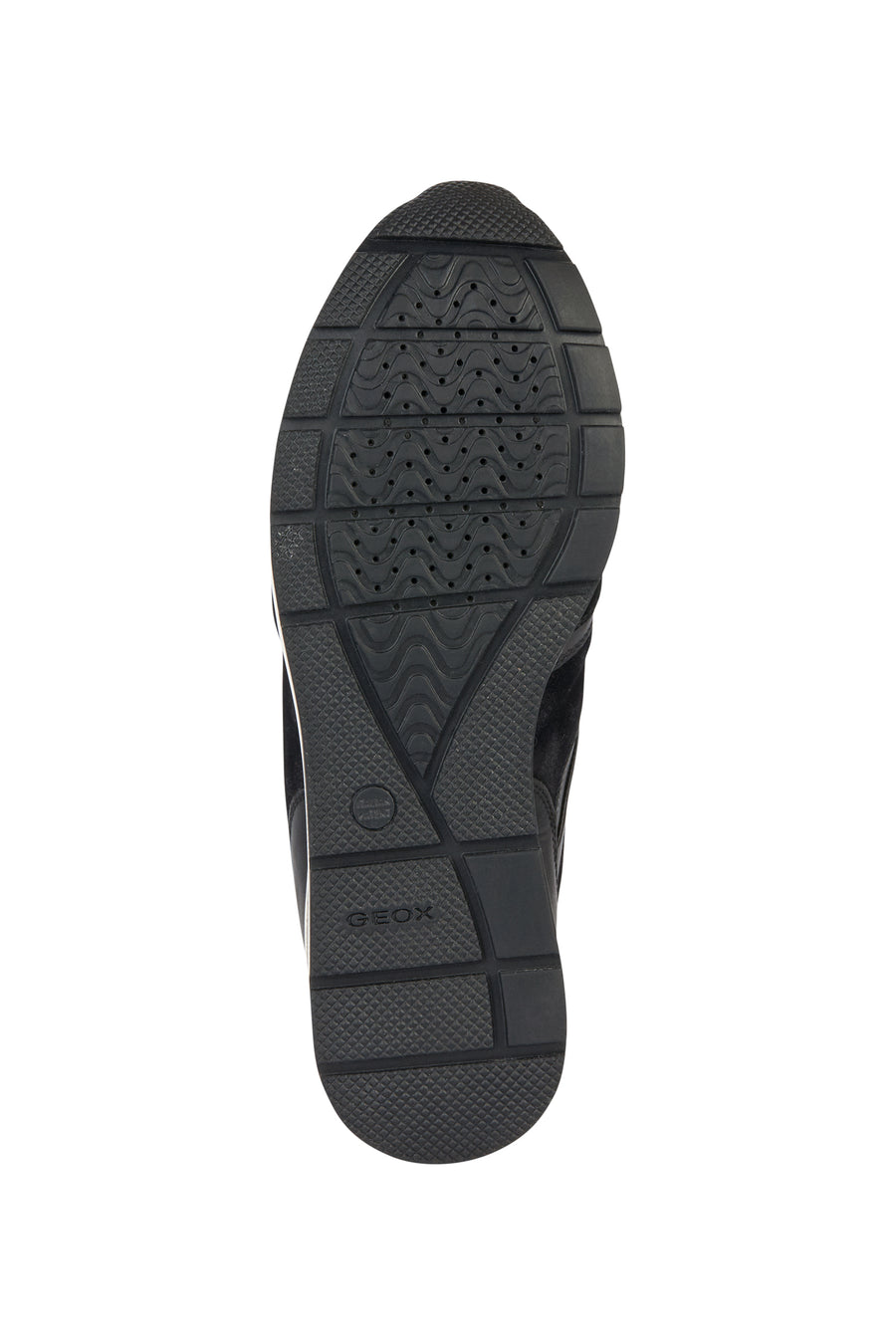 Geox Women's Black Zosma Wedge Heel Sneaker