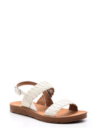 Women's Straw Look Sandals | Derimod