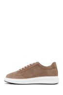 Male Beige Lace-Up Suede Leather Sneaker | Derimod
