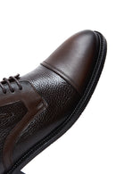 Men's Brown Leather Classic Shoes | Derimod