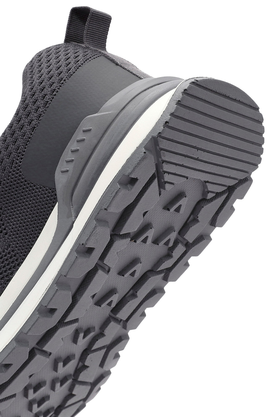 Erkek Gri Bağcıklı Kumaş Sneaker