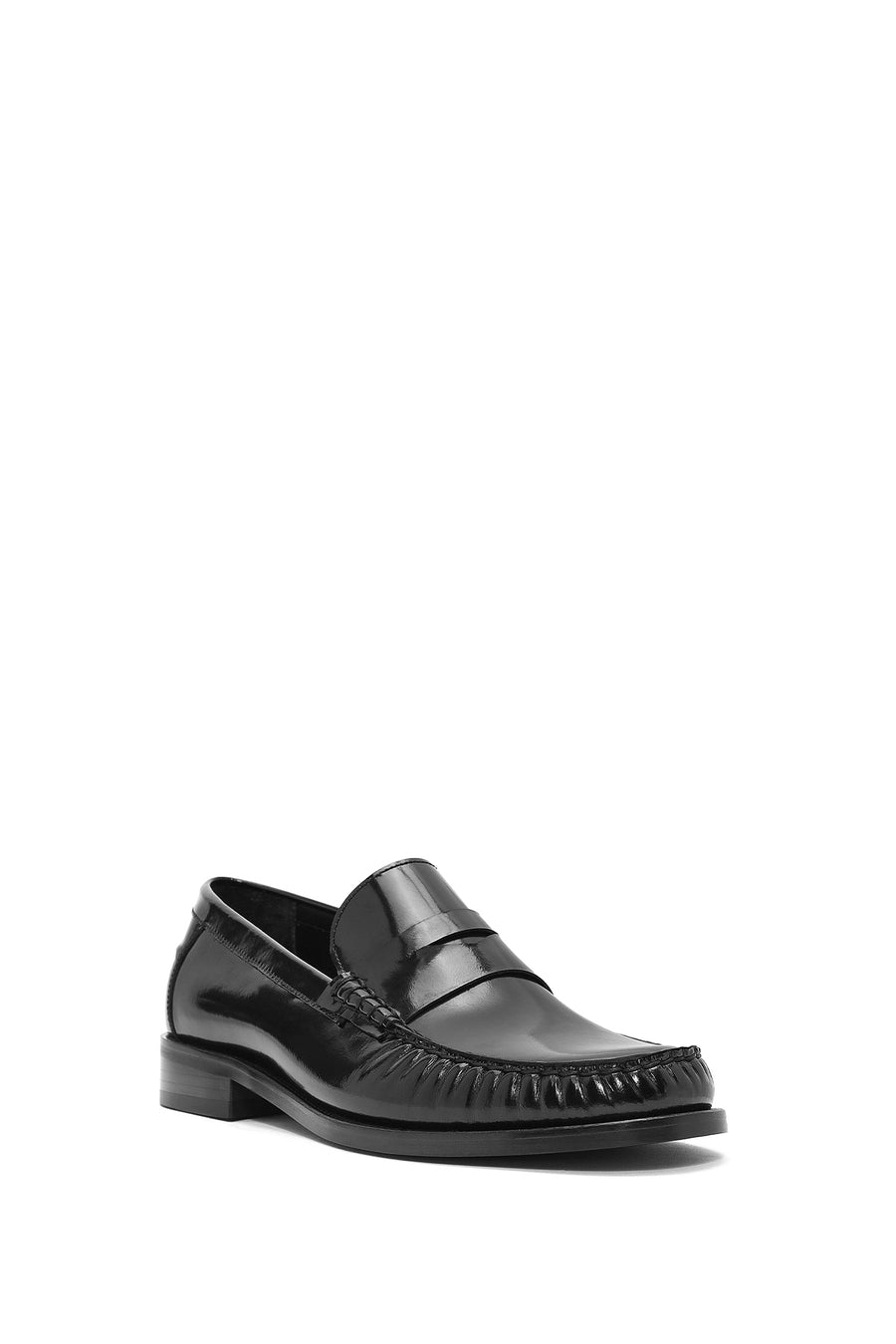 Men's Black Leather Classic Loafer