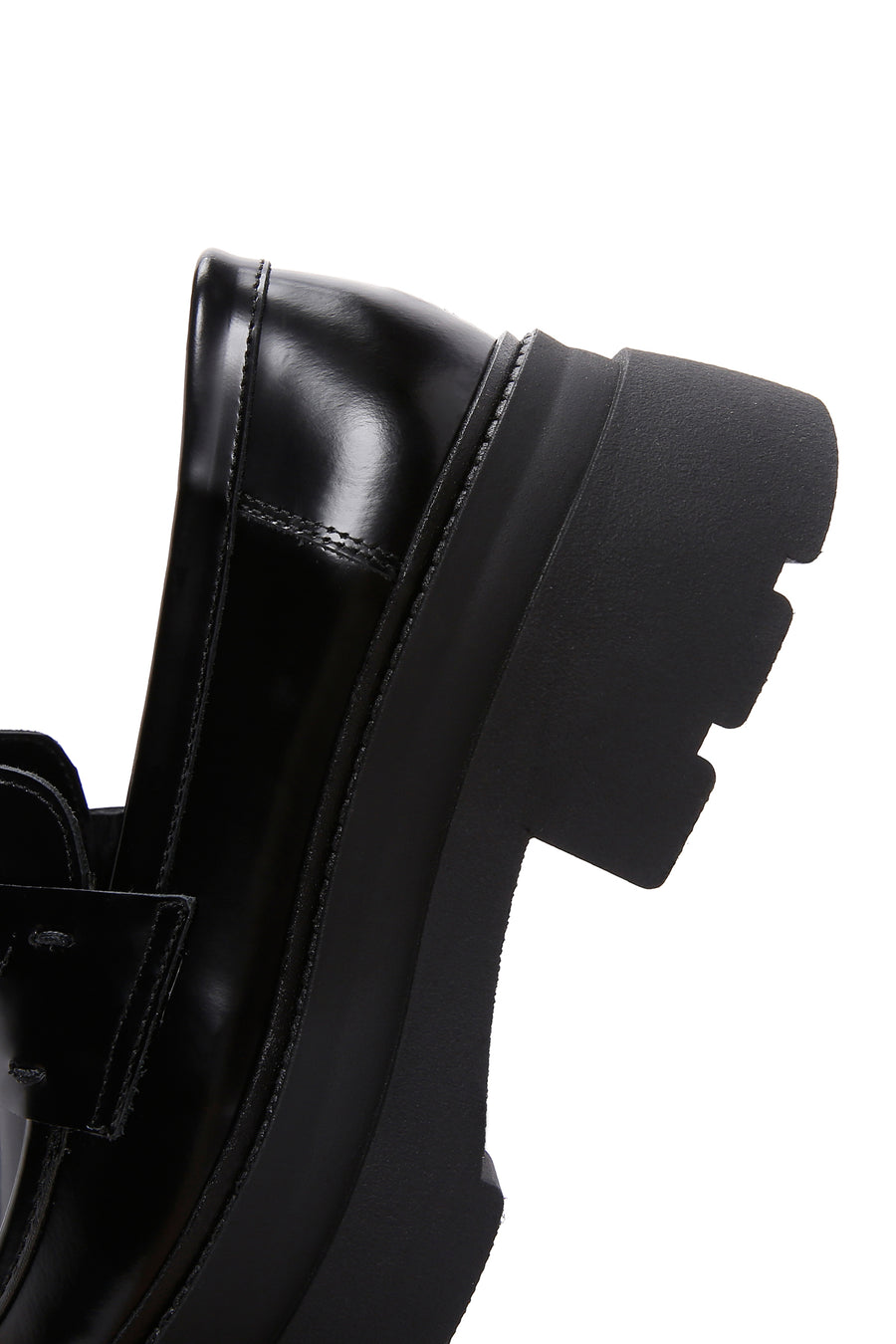 Women's Black Patent Leather Loafers