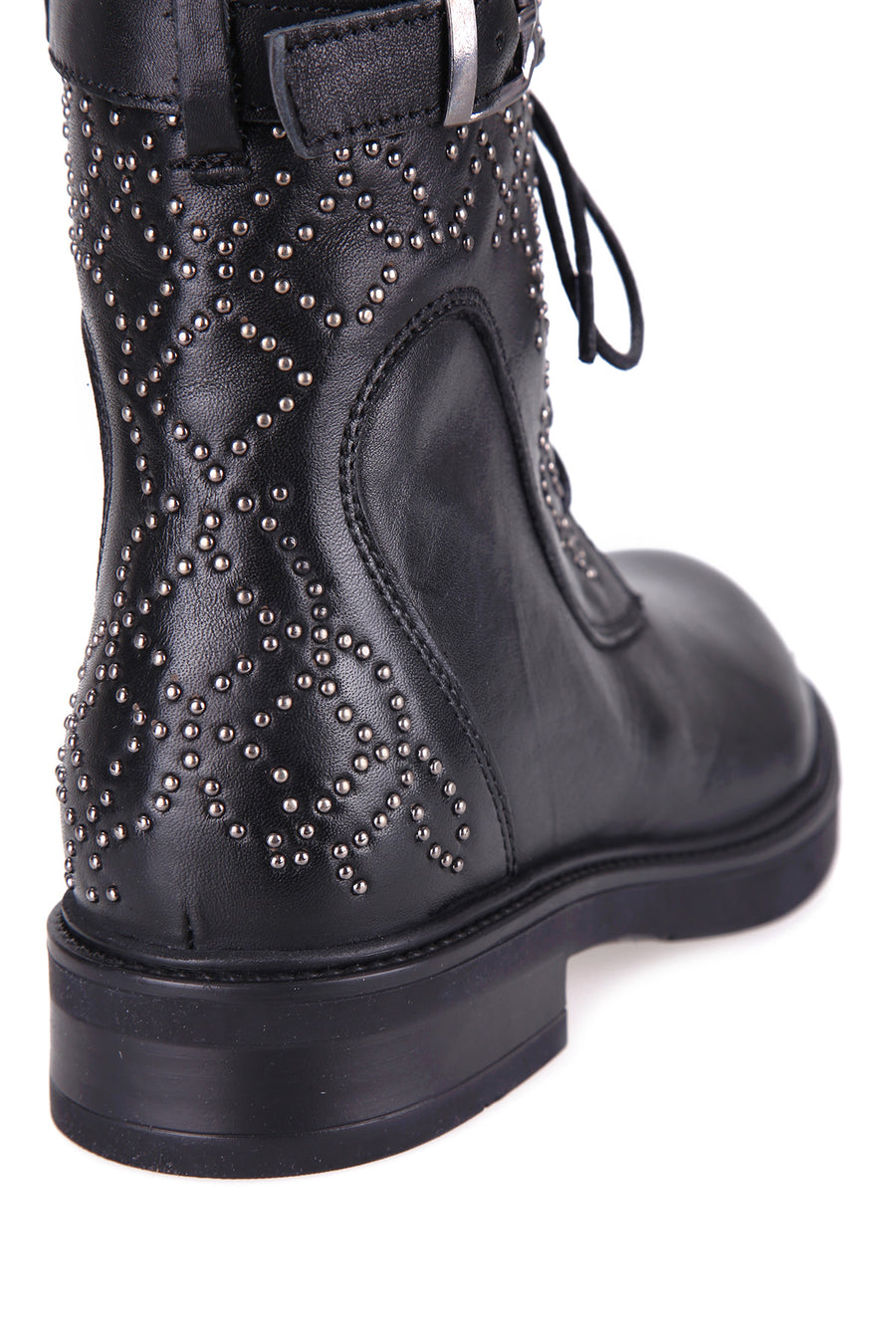 Studded Women's Leather Boots