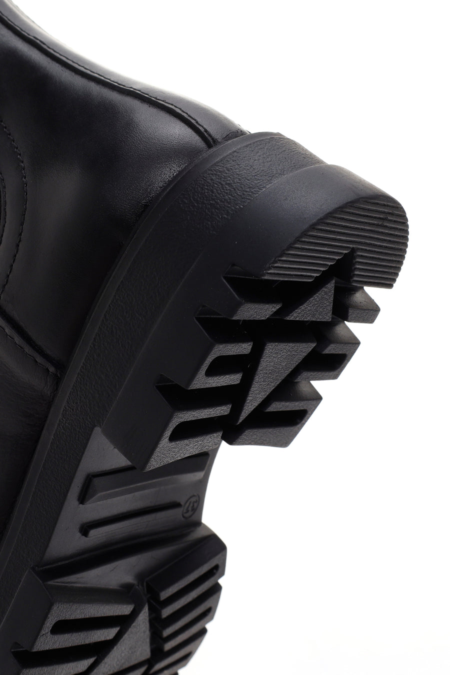 Women's Black Leather Chelsea Boots