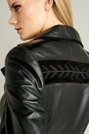 Barbara Women's Leather Jacket | Derimod