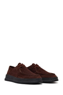 Men's Brown Lace-Up Suede Leather Casual Shoes | Derimod