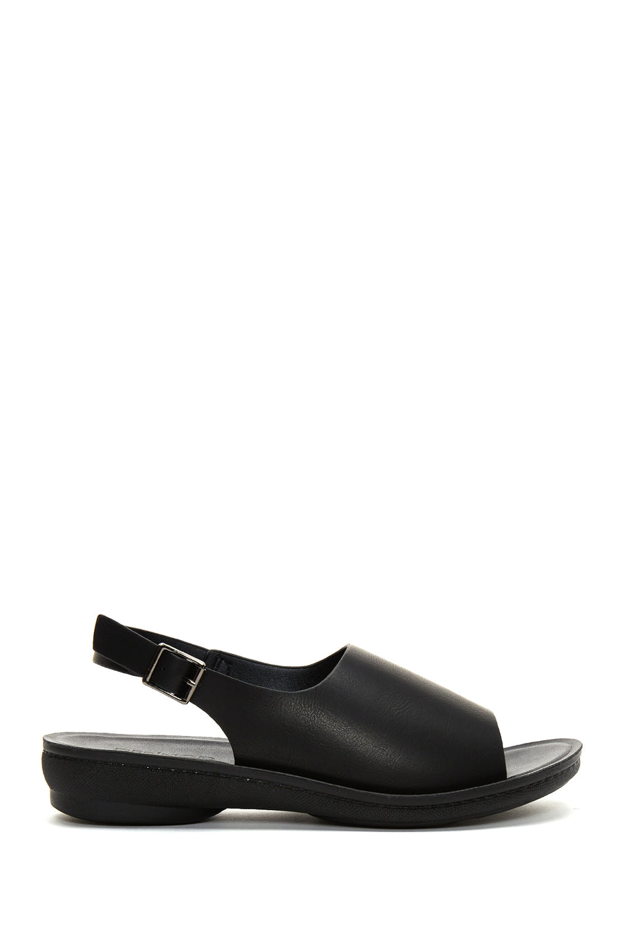 Kadın Siyah Comfort Sandalet 22SFE471818 | Derimod